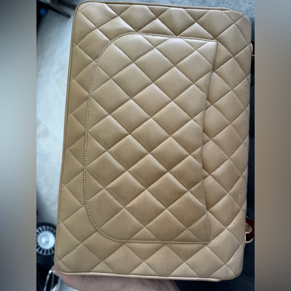 LOT 1287 JUMBO Tortoiseshell chain shoulder strap CHANEL vintage XL CC - Picture 10 of 16